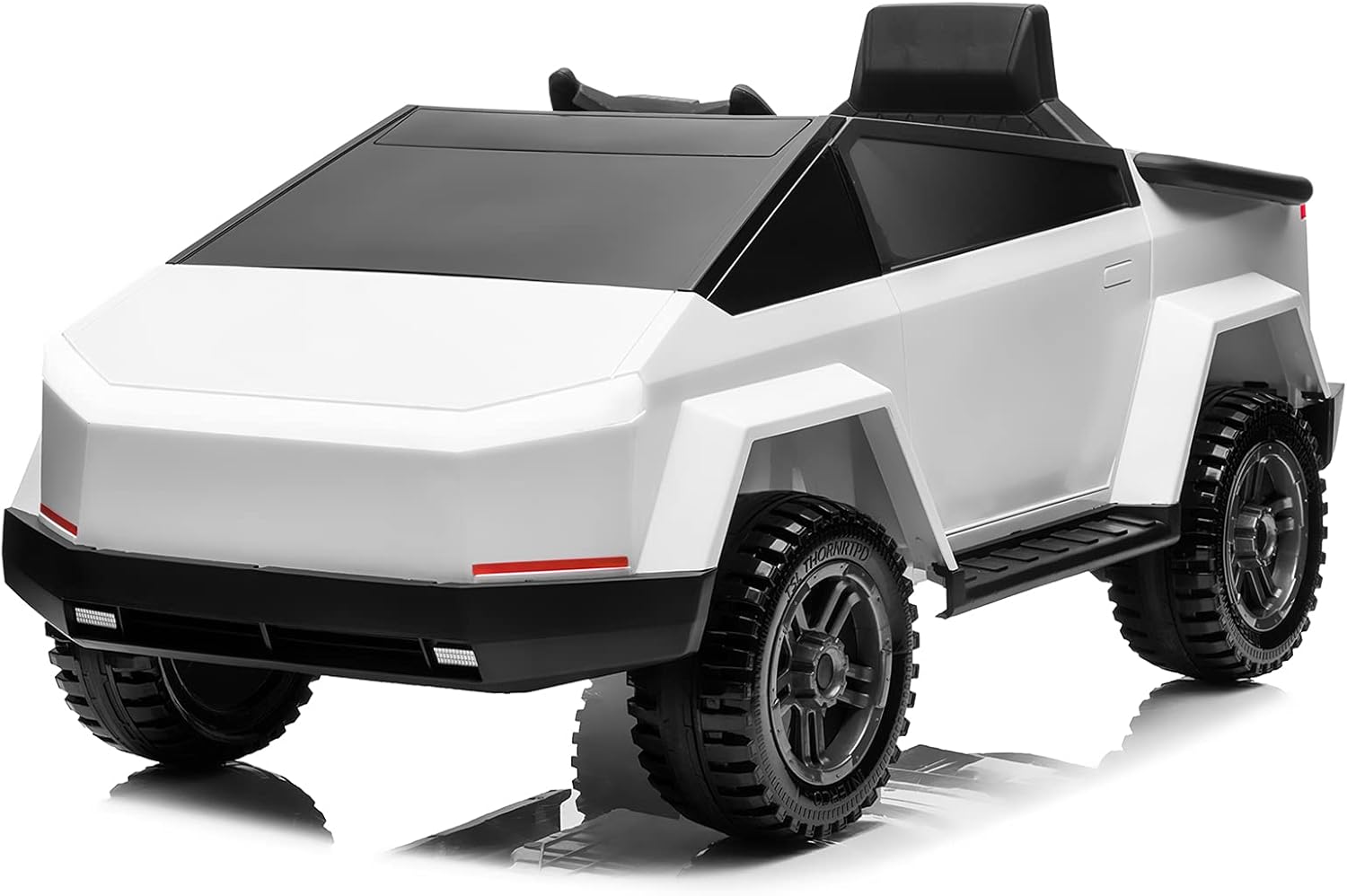 MX Truck Ride On Car with Remote Control, Cyber Style Pickup Truck 12V Electric Car for Kids to Drive, Pink