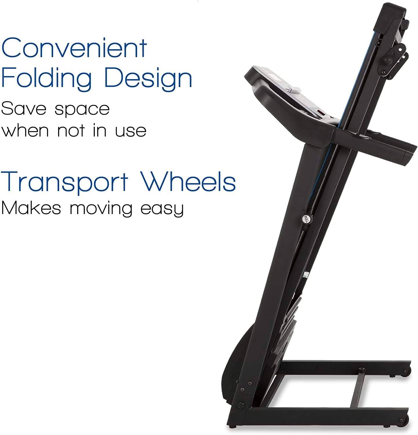 Xterra Fitness tr150 Folding Treadmill Black