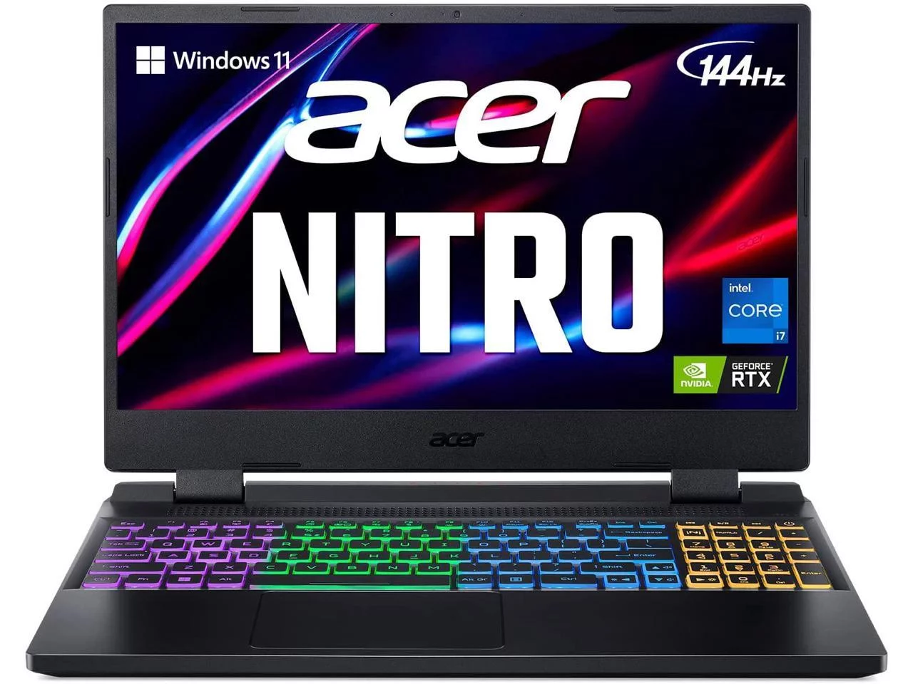 Acer Nitro 5 - 15.6" 144 Hz IPS - Intel Core i7 12th Gen 12700H (2.30GHz) - NVIDIA GeForce RTX 3060 Laptop GPU - 16 GB DDR4 - 512 GB PCIe SSD - Windows 11 Home 64-bit - Gaming Laptop (AN515-58-725A )