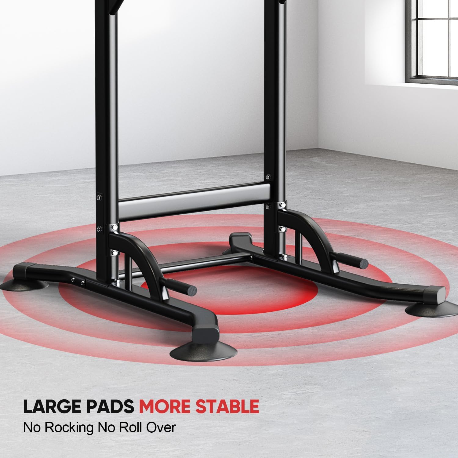 Pull Up Bar Station, Power Tower Dip Bar for Pull-up Push-up Multi-function Home Gym Strength Training Workout Equipment