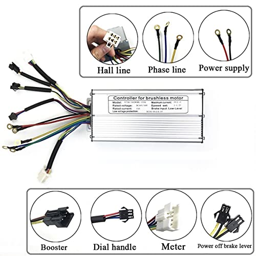 1500W Electric Bike Kit 48V Brushless Gear Front Rear Hub Motor Bicycle 26" 27.5" 700C 29" 28" Ebike Conversion Kit,RearDrive-24inch