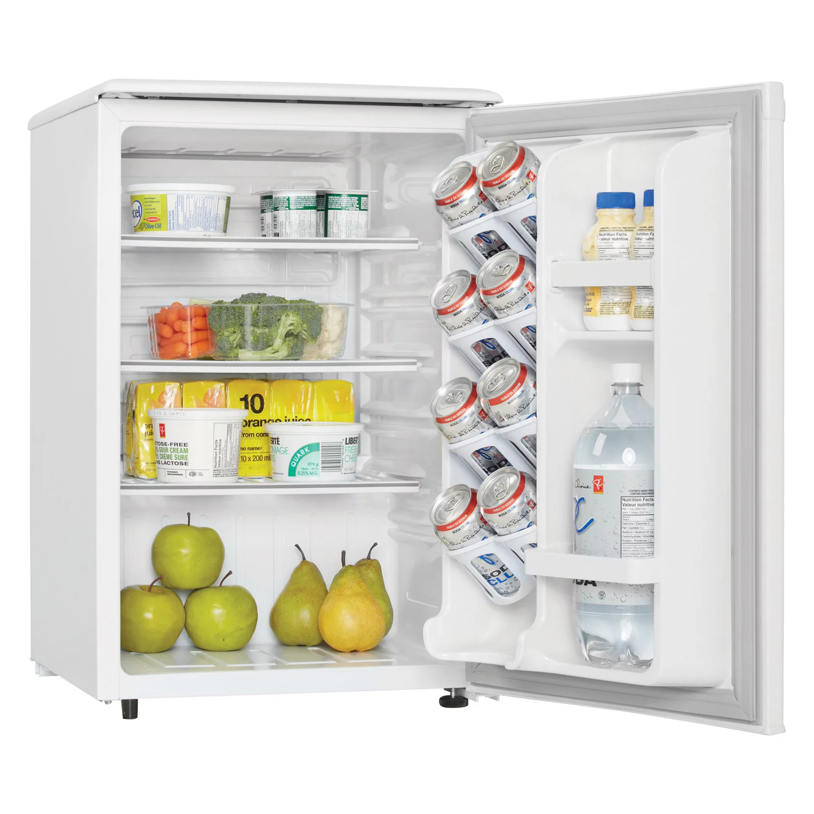 Danby Designer 2.6 Cu Ft Mini All-Refrigerator DAR026A1BDD-3, Black