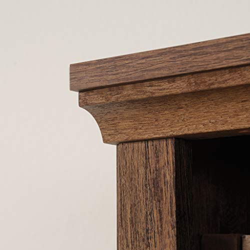 Sauder 5 Tier Book Shelf Wooden Bookcase Multipurpose Bookshelf for Home Office, Living Room, in Chalked Chestnut