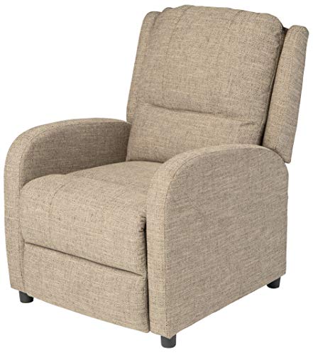 Thomas Payne RV Pushback Recliner, Majestic Chocolate, 27.5" W x 37" D x 36.5" H, Low-Maintenance PolyHyde Upholstery, High-Density Comfort Foam, Fully Reclines to 63" Depth - 377054