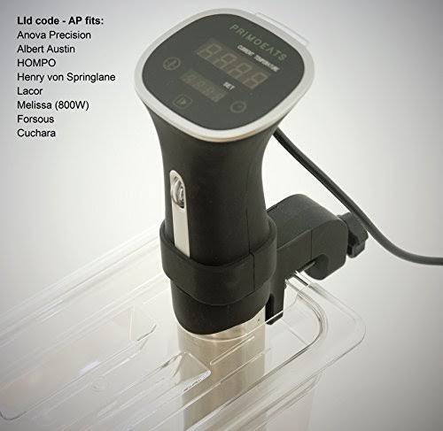 C5L-AP Lid for LIPAVI C5 Sous Vide Container, with Cut-Out for The Anova Precision Immersion Circulator