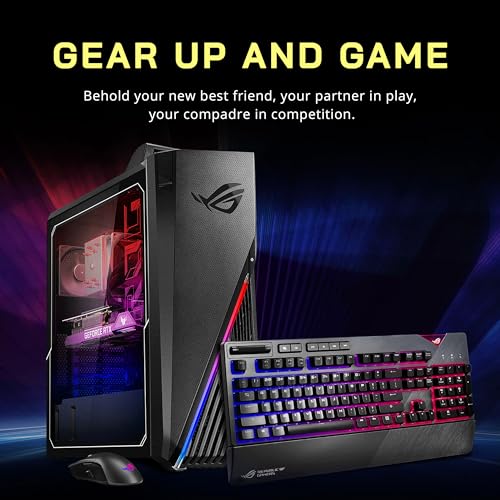 Asus 2022 ROG Gaming Desktop, Intel Core i7-12700F Processor, 32GB DDR4 RAM, 1TB PCIe SSD + 1TB HDD, NVIDIA GeForce RTX 3060 12G, Win 11 Pro, Black, 32GB USB Card