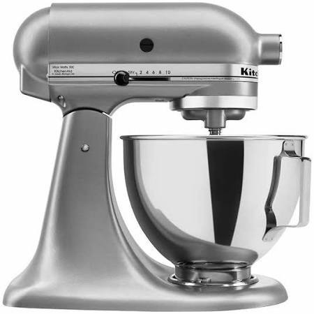 KitchenAid 4.5-qt 300W Tilt-Head Stand Mixer with Flex Edge ,Majestic Yellow