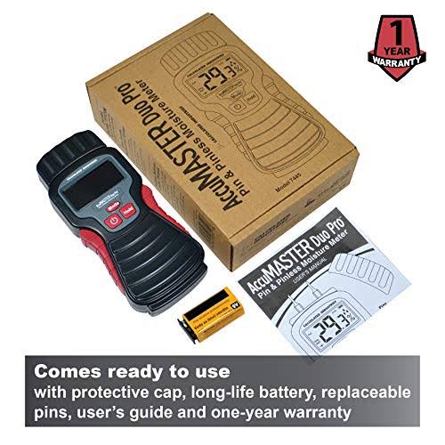 Calculated Industries 7445 AccuMASTER Duo Pro Pin u0026 Pinless Moisture Meter Leaks