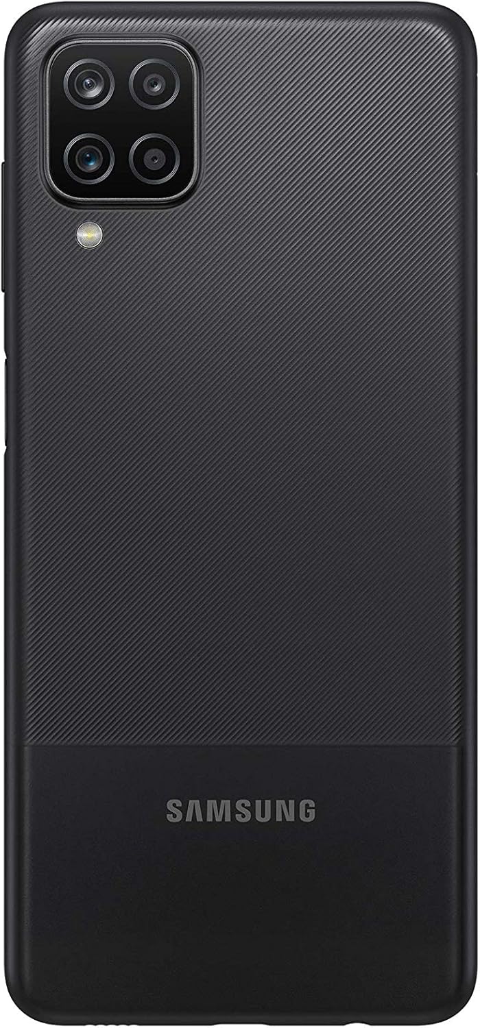 SAMSUNG Galaxy A12 32GB A125U (T-Mobile/Sprint Unlocked) 6.5" Display Quad Camera Long Lasting Battery Smartphone - Black (Renewed)