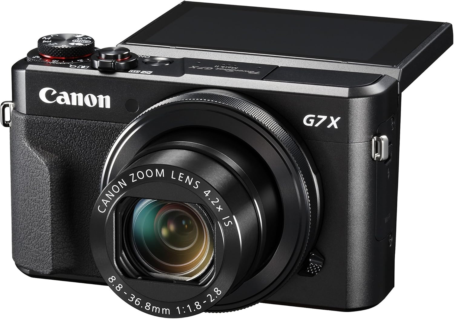 Canon PowerShot G7 X Mark II Digital Camera w/ 1 Inch Sensor and tilt LCD screen - Wi-Fi & NFC Enabled (Black) (Renewed)