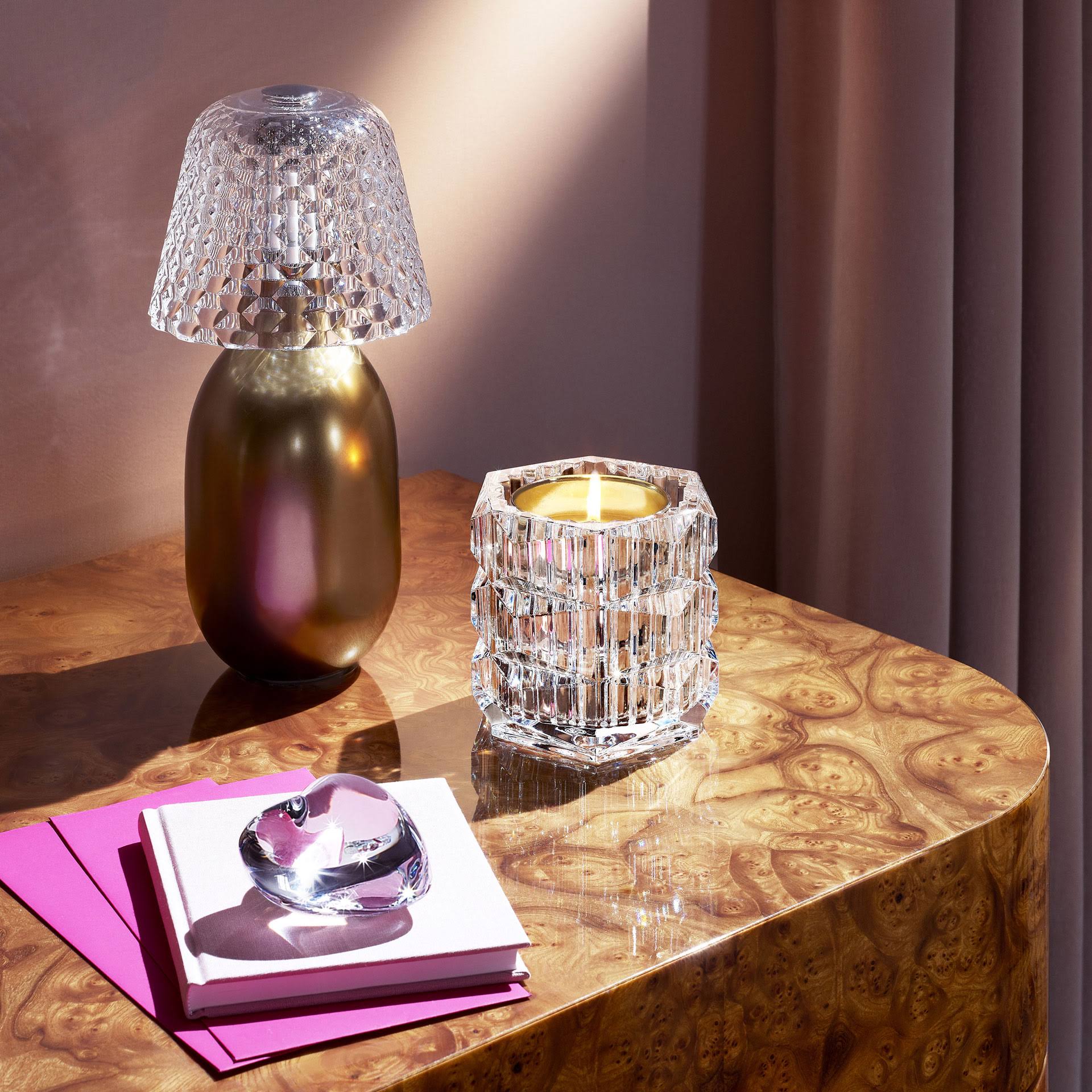 Baccarat Puffed Heart - Clear