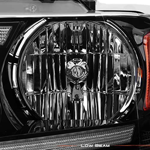 AKKON - Fits 2004-2008 Ford F150 06-08 Lincoln Mark LT Pickup Truck [LED-Tube Running Switchback Turn Signal] Chrome Headlights