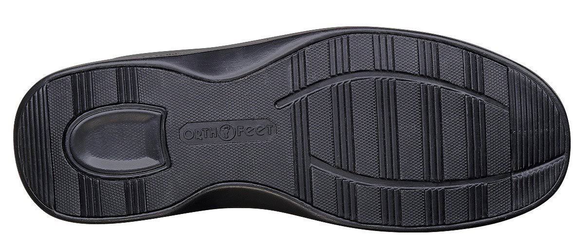 OrthoFeet Men&s Gramercy, Size: 13, Black