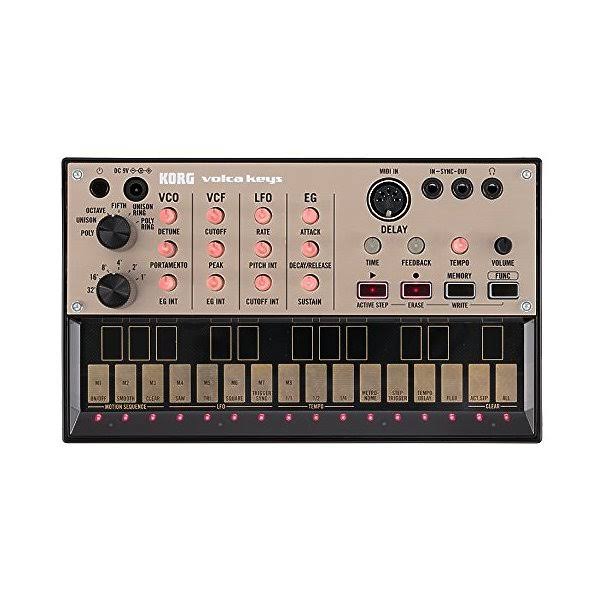 Korg Volca Keys Analogue Loop Synth Bundle with Power Supply and Austin Bazaar Polishing Cloth