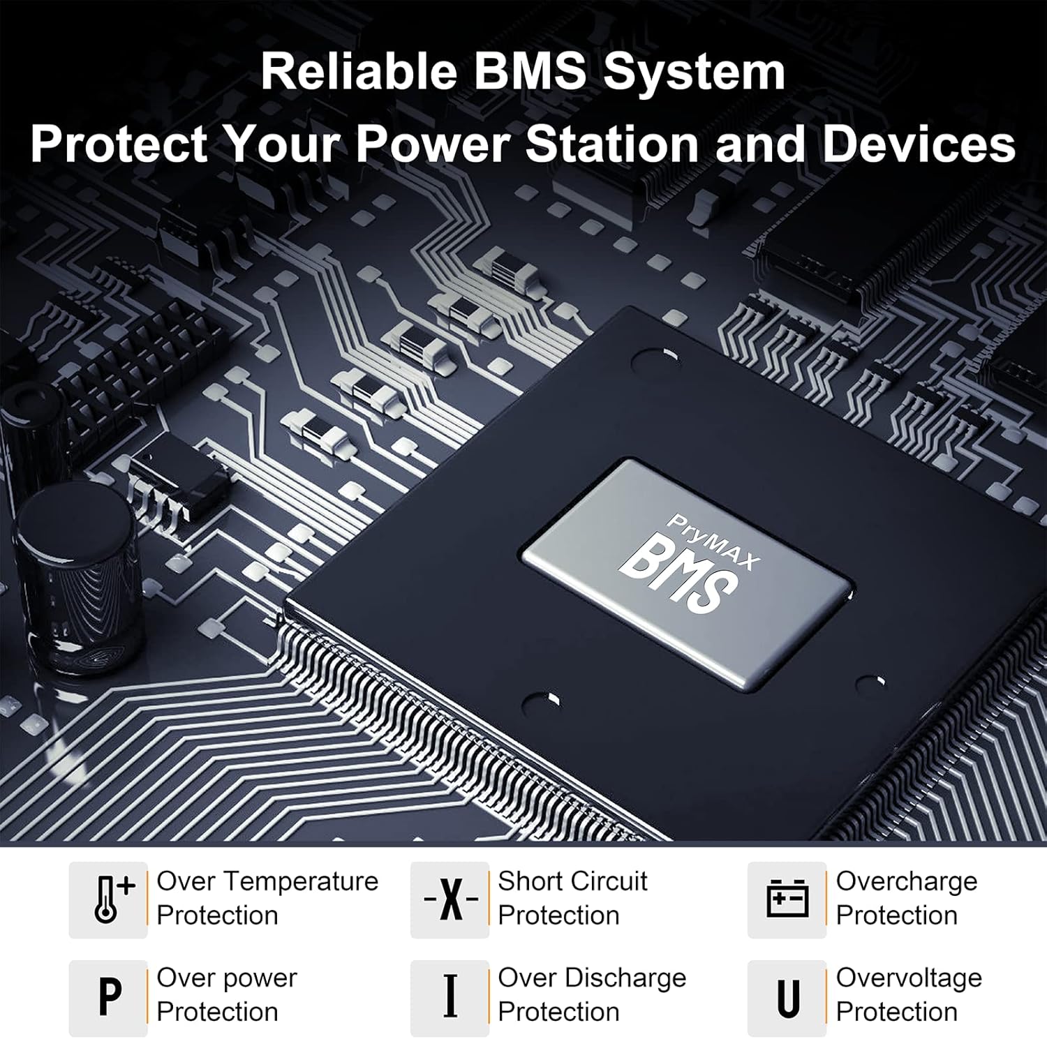 PryMAX Portable Power Station 296Wh/330W Outdoor Solar Generator Mobile Backup 80000 mAh Lithium Battery Supply, 110V Pure Sine Wave AC Outlet 300 for Hurricane ,Storm , Home Blackout, Outdoor Adventure, Camping, A10 CPAP