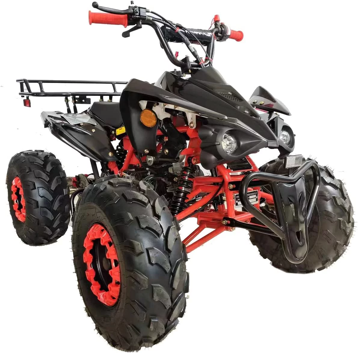 X-Pro Brand New Blast 125cc ATV with Automatic Transmission Reverse LED Headlights Big 19"/18" Tires - Curated Treasures Market