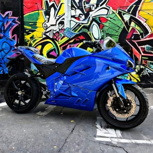 2025 Electric Sport Motorcycle with Automatic Transmission - Electric Power 40hp 72v Li-Ion 150mi Range - Out-Door Wall Charger Included for Off-Road use only