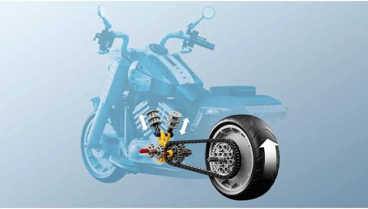 LEGO Creator Expert Harley-Davidson Fat Boy 10269 Building Kit, New 2020 (1,023 Pieces)
