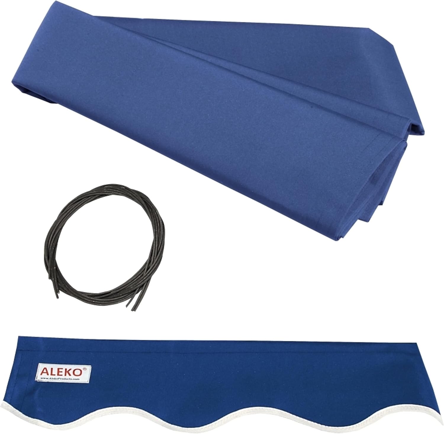 ALEKO AW12X10BLUE30 Retractable Patio Awning 12 x 10 Feet Blue