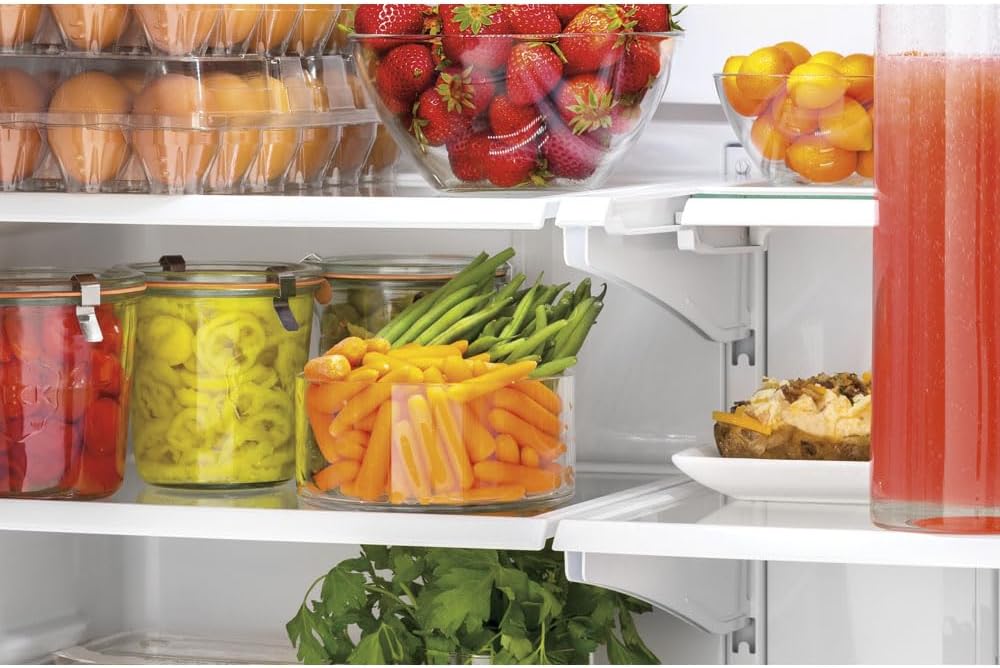 GE GWE19JGLWW French Door Refrigerator