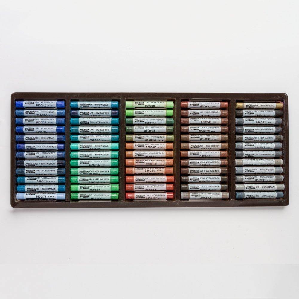 Koh-I-Noor : Toison D&Or : Soft Pastels : Set of 120 : Wooden Case
