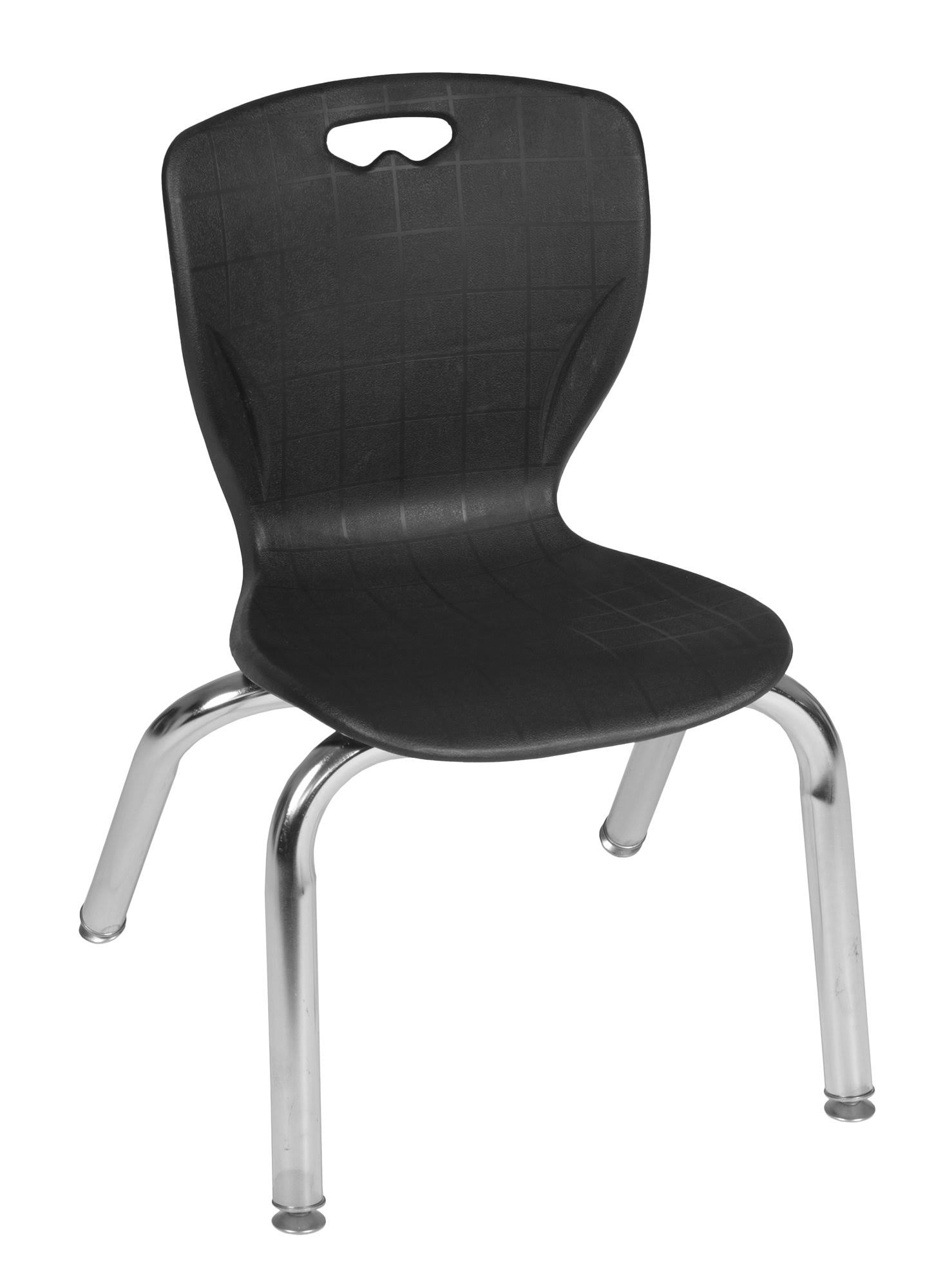 Regency Kee 48x22 x 30x22 Height Adjustable Mobile Classroom Table - Mahogany u0026 2 Andy 12-in Stack Chairs- Navy Blue