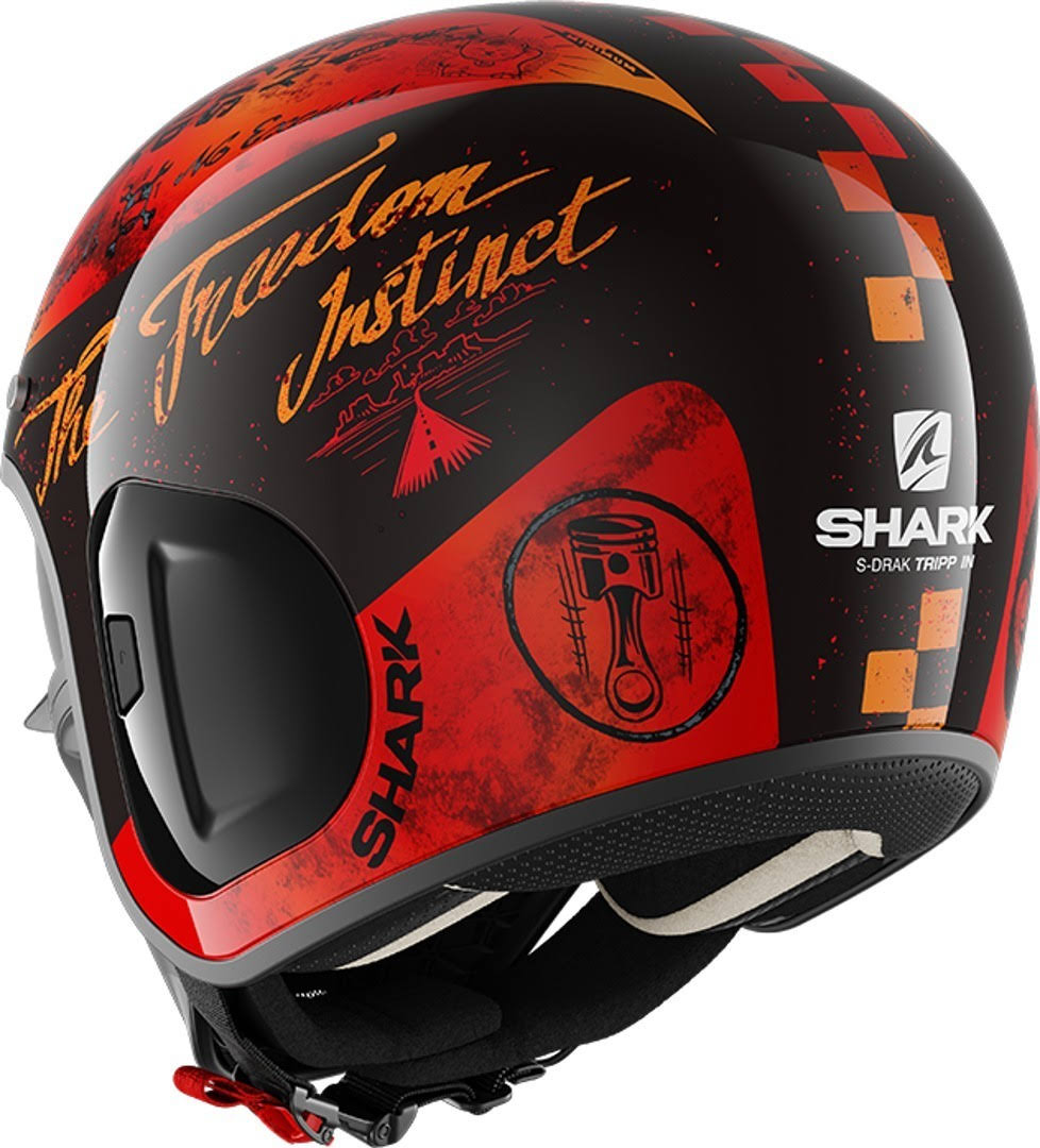 Shark S-Drak 2 Tripp in Helmet Black Orange