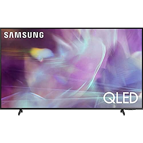 Samsung Q60AA QLED Q60 Series 4K Smart TV Titan Gray with a Samsung Soundbar (2021)