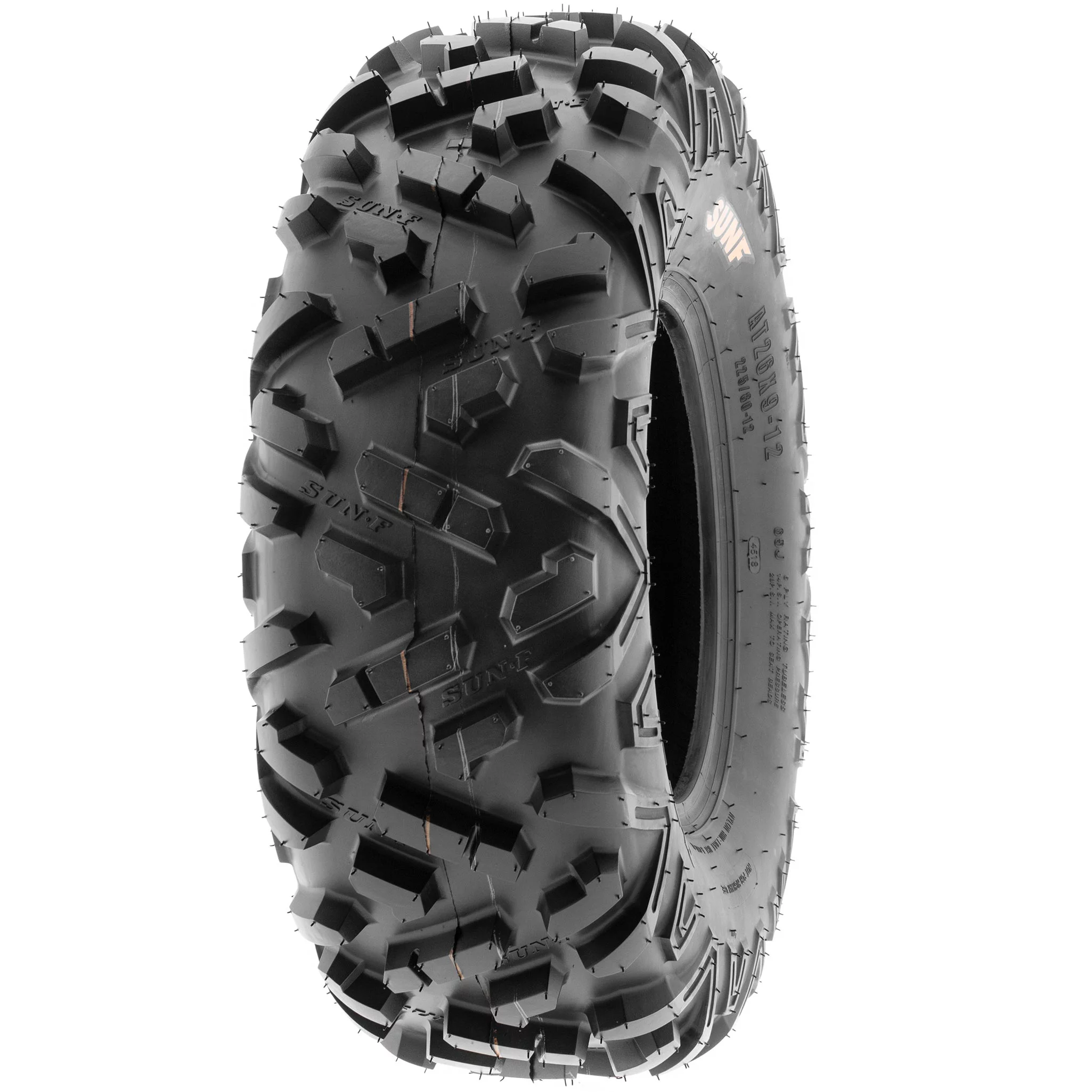 SunF All Terrain ATV UTV Tires 26x9-12 26x9x12 6 PR A051 (Single)