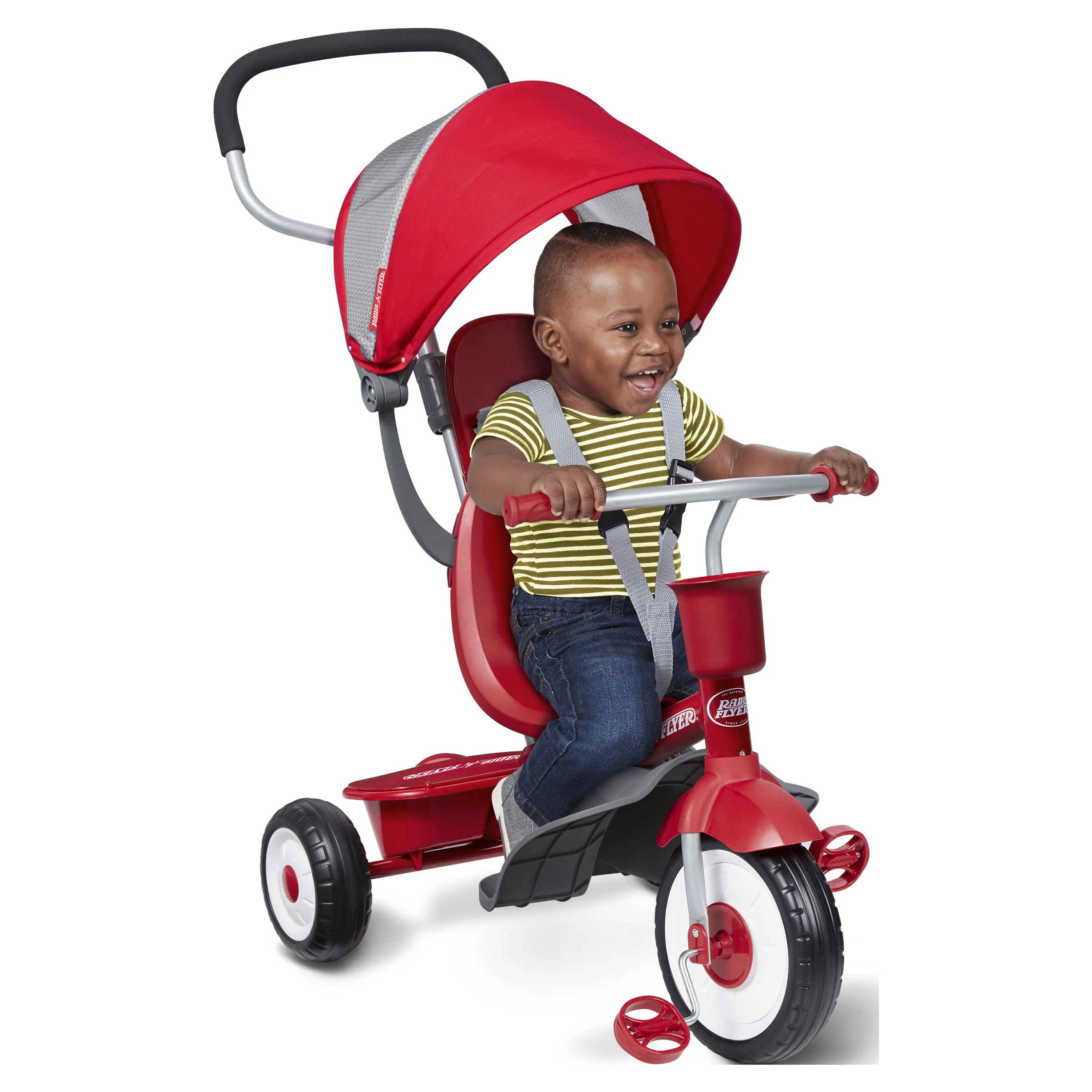 Radio Flyer, 4-in-1 Stroll 'n Trike, Grows with Child, Red