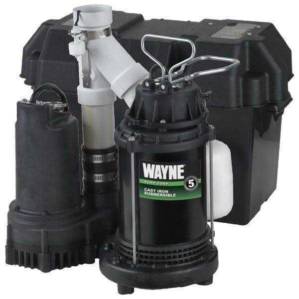 Wayne WSS30VN 1/2 HP Combination Primary and Backup Sump Pump System - Shop Hardware Tools Online Store