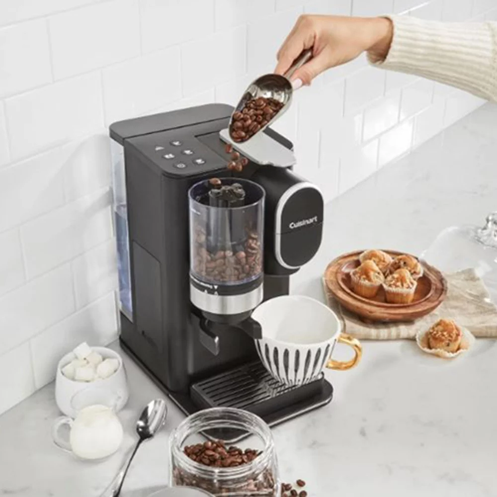 DGB-2 Grind and Brew Single-Serve Coffeemaker Bundle with Victor Allen Colombian Single Serve Brew Cups of Coffee 3 K-Cups