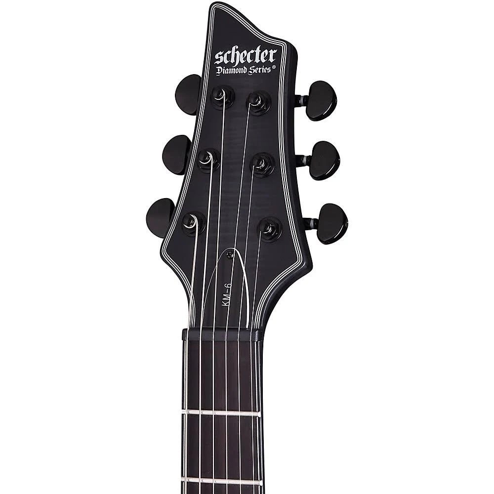 Schecter KM-6 Keith Merrow Electric Guitar Trans Black Burst Satin