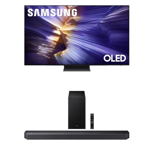 Samsung 55-Inch Class OLED S90F 4K Smart TV (2025 Model) NQ4 AI Gen3 Processor, 4K AI Upscaling Pro, OLED HDR +, Motion Xcelerator 144Hz, Samsung Vision AI, Alexa Built-in