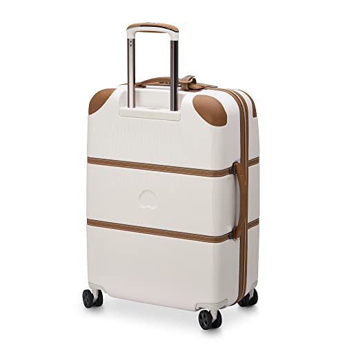 DELSEY PARIS Chatelet Air 2.0 Hardside Luggage with Spinner Wheels, Angora, Checked-Large 28 Inch