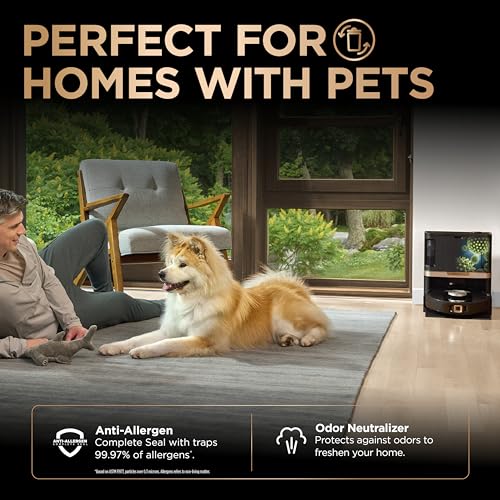 Shark Robot Vacuum & Mop Combo, PowerDetect NeverTouch Pro, Self-Emptying, Self-Refill with Self-Clean Pad Wash & Dry, 60-Day Debris Capacity, 30-Day Refill Tank, 5 PowerDetect Technologies, AV2800ZE