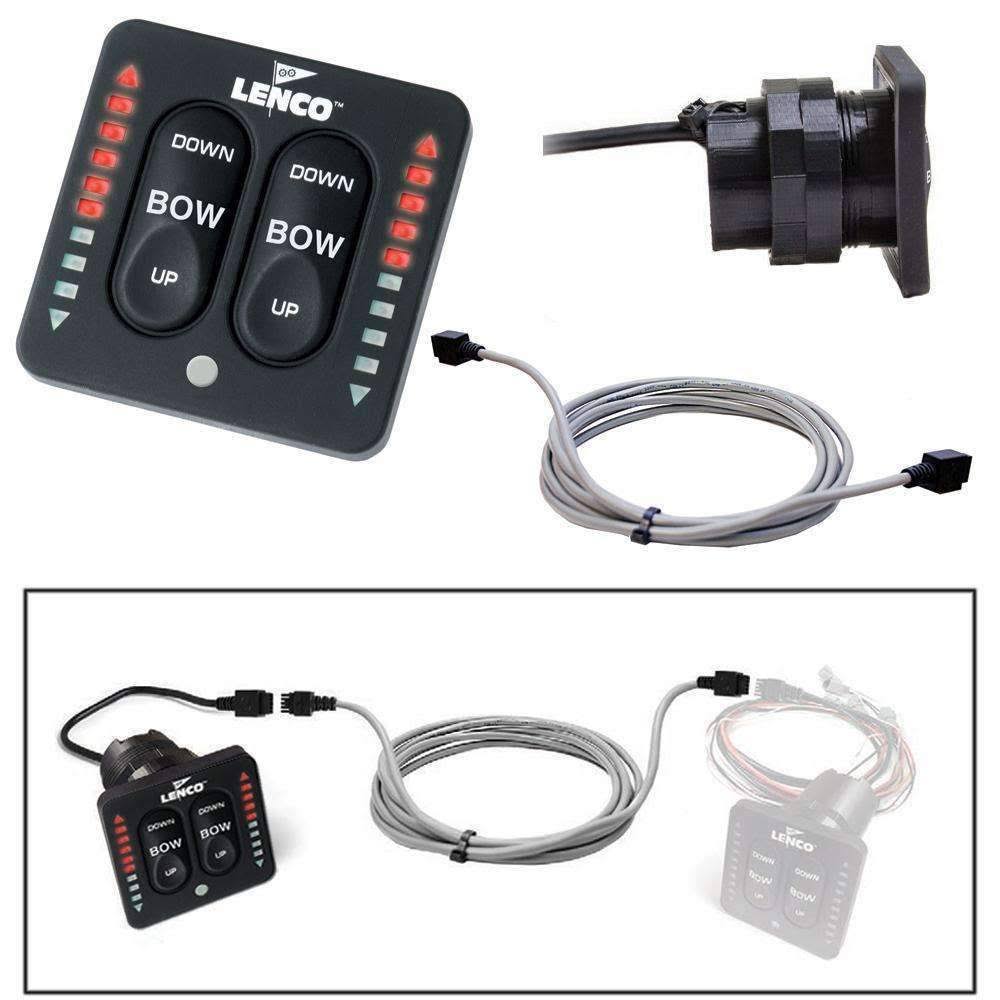 Lenco Flybridge Kit F- LED Indicator Key Pad f-All-In-One Integrated Tactile Switch - 30&