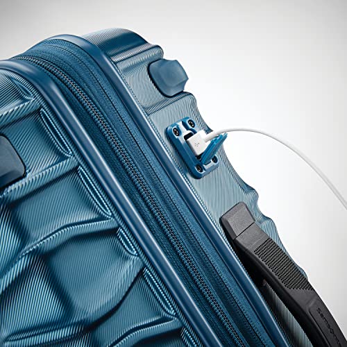 Samsonite Stryde 2 Hardside Expandable with Double Spinner Wheels, Stealth Black, 2PC Set (CO/LG)