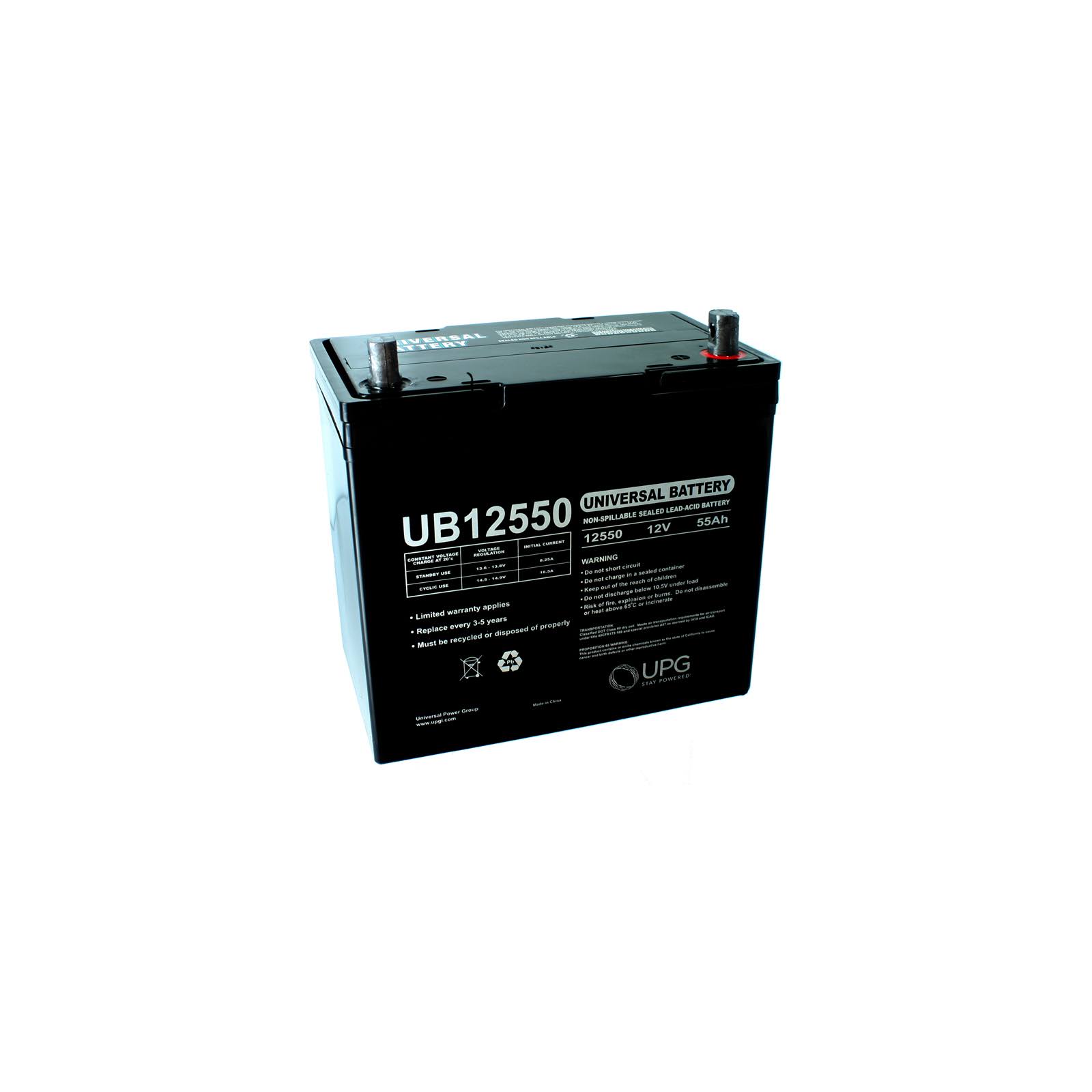 Upg 45825 UB12550 - Group 22NF Sealed Lead Acid Battery