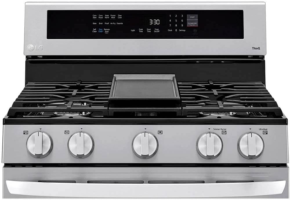 LG LRGL5825F 5.8 Cu. Ft. Stainless Steel Gas Range with Air Fry