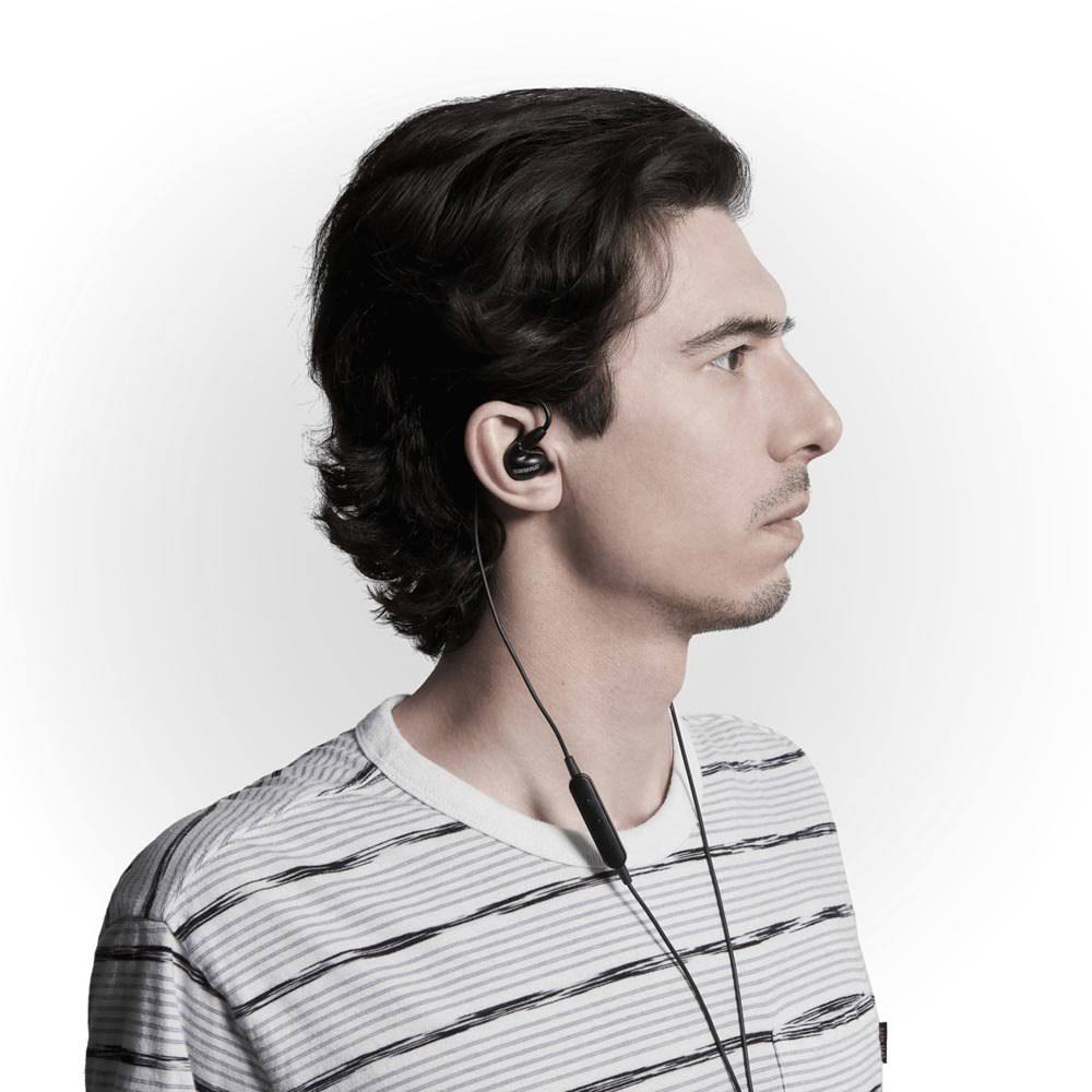 Shure AONIC 5 Wired Sound Isolating Earbuds, Detachable Cable, Durable Quality