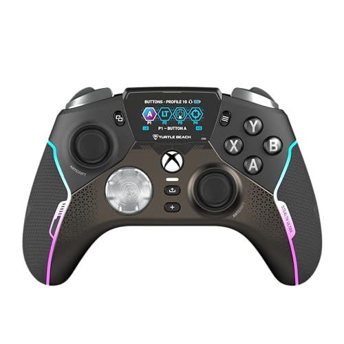Turtle Beach Stealth Ultra High-Performance Wireless Gaming Controller Licensed for Xbox Series X|S, Xbox One, Windows PC, Android - LED Dashboard, Dock, RGB Lighting, 30-Hr Battery, Bluetooth, Black