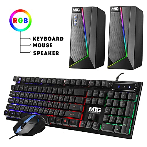Dell OptiPlex Computer Desktop PC, Intel Core i5 3rd Gen, 16GB RAM, 2TB HDD, MTG New 20 inch LED Monitor, RGB Speaker and Keyboard Mouse, WiFi, Windows 10 Pro (Renewed)