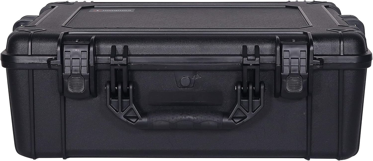 Condition 1 25 XL Waterproof Protective Hard Case with Foam, Black - 25 x 20 x 8 #839 IP67 Watertight Dust Proof and Shock Proof TSA Approved Portable Trunk Carrier