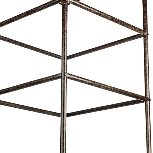 H Potter Trellis Large Obelisk for Climbing Garden Plants Weather Resistant Iron and Metal Vertical Yard Art