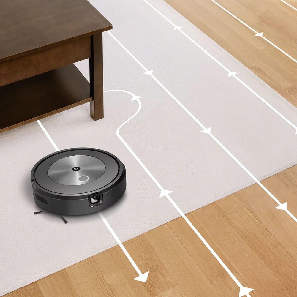 iRobot Roomba Combo j Series Robot Vacuum, Identifies & Avoids Obstacles, Clean by Room with Smart Mapping, 2-in-1 Vacuum with Optional Mopping, Compatible with Alexa, with MTC Microfiber Cloth