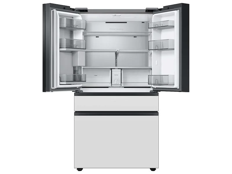 Samsung RF23BB860012 23 Cu. Ft. Bespoke White Glass Counter Depth 4-Door French Door Smart Refrigerator