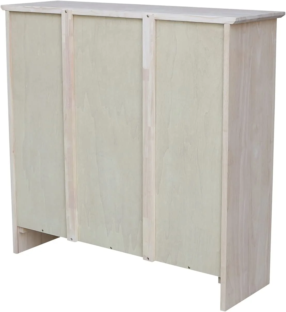 Wide Shaker Bookcase - 36 In H - Unfinished