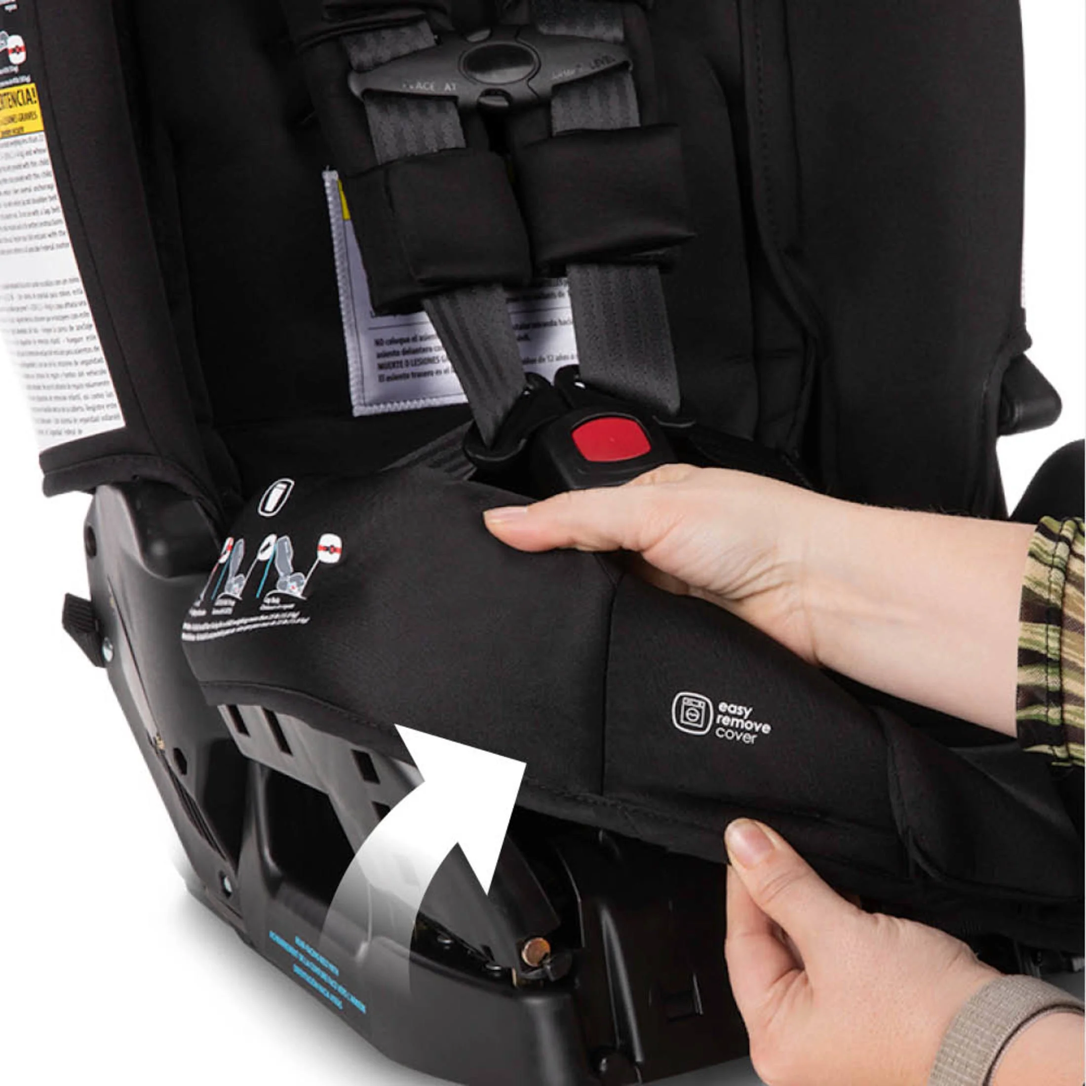 Diono Radian 3R All-in-One Convertible Car Seat, Slim Fit 3 Across, Black