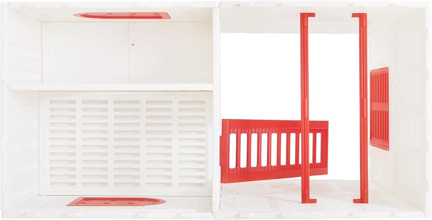 Sam's Pets Kuritsa 82" Chicken Coop - Outdoor Hen House, Multilevel, Spacious Nesting Box, Slide-Out Tray, Fits 5 Chickens